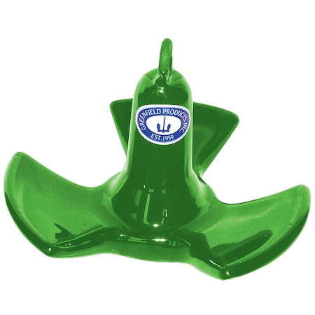 Greenfield 520-FG Vinyl Coated River Anchor - Green, 20 Lb.